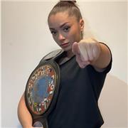 Boxeuse pro championne du monde